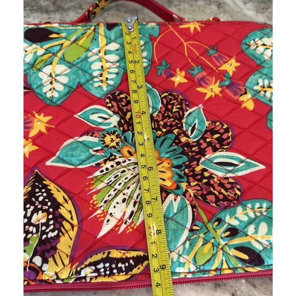 Vera Bradley Commuter Tablet Tamer Organizer Bag RUMBA Pink Travel iPad Floral - Picture 8 of 9